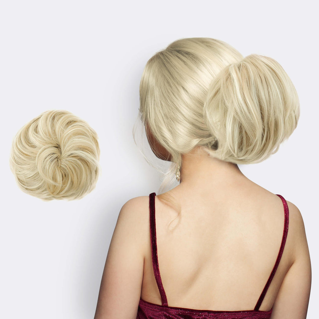 sommar blond straight scrunchie